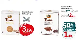Condis NURIA MINIXOCO Galetes oferta