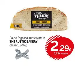 Condis THE RUSTIK BAKERY Pa de fogassa massa mare oferta