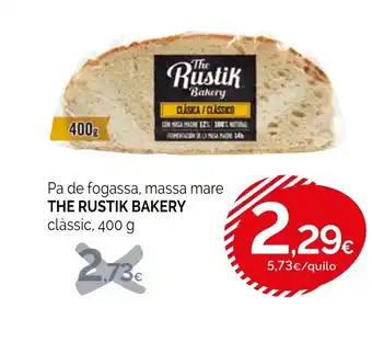 Condis THE RUSTIK BAKERY Pa de fogassa massa mare oferta