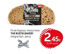 Condis THE RUSTIK BAKERY Pa de fogassa, massa mare oferta