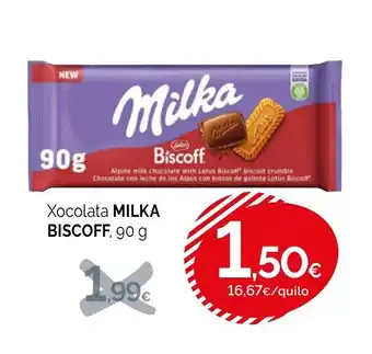 Condis MILKA BISCOFF Xocolata oferta