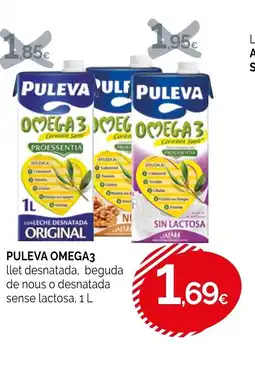 Condis PULEVA OMEGA3 llet desnatada, beguda de nous o desnatada oferta