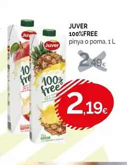Condis JUVER 100% FREE pinya o poma oferta