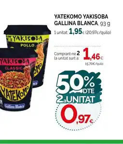 Condis GALLINA BLANCA Yatekomo yakisoba oferta