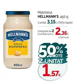 Condis HELLMANN'S, Maionesa oferta