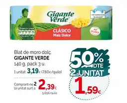 Condis GIGANTE VERDE Blat de moro dolç oferta