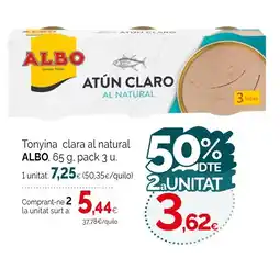 Condis ALBO Tonyina clara al natural oferta
