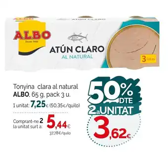 Condis ALBO Tonyina clara al natural oferta