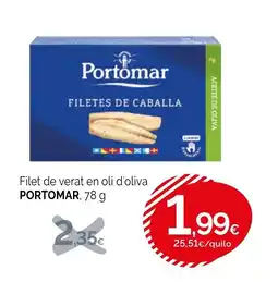 Condis PORTOMAR Filet de verat en oli d'oliva oferta