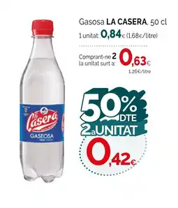 Condis LA CASERA Gasosa oferta