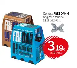Condis FREE DAMM Cervesa oferta