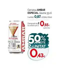 Condis AMBAR ESPECIAL Cervesa oferta