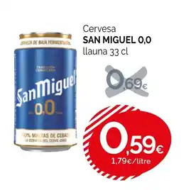 Condis SAN MIGUEL O,O Cervesa oferta