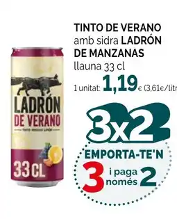 Condis LADRÓN DE MANZANAS Tinto de verano amb sidra oferta