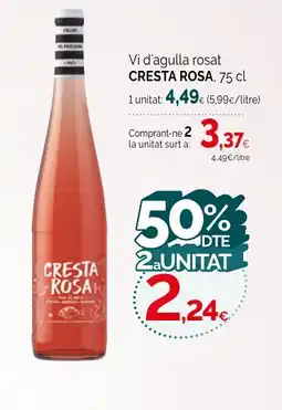 Condis CRESTA ROSA Vi d'agulla rosat oferta