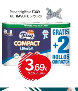 Condis FOXY ULTRASOFT Paper higiènic oferta