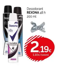 Condis REXONA Desodorant oferta