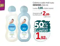 Condis DENENES Colònia o sabó molt suau oferta