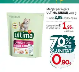 Condis ULTIMA JUNIOR Menjar per a gats oferta