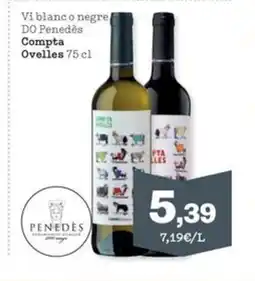 Sorli COMPTA OVELLES Vi blanco negre DO Penedès oferta