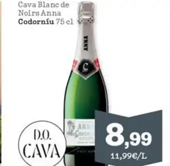 Sorli CODORNIU Cava Blanc de Noirs Anna oferta