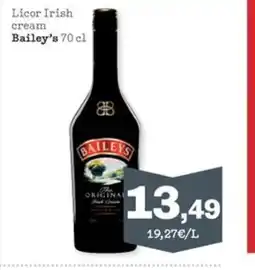Sorli BAILEY'S Licor Irish cream oferta