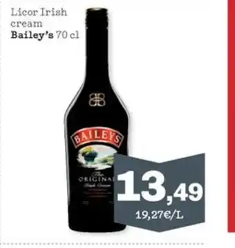 Sorli BAILEY'S Licor Irish cream oferta
