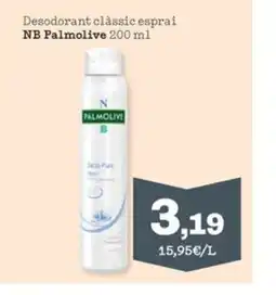Sorli NB PALMOLIVE Desodorant clàssic esprai oferta