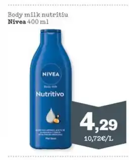 Sorli NIVEA Body milk nutritiu oferta