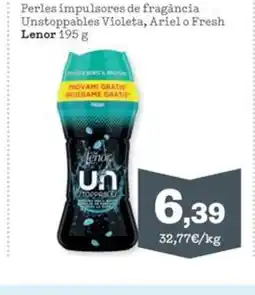 Sorli LENOR Perles impulsores de fragància Unstoppables Violeta, Ariel o Fresh oferta