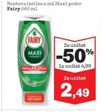 Sorli FAIRY Rentavaixelles a mà Maxi poder oferta