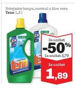 Sorli TENN Netejador banys, normal o àloe vera oferta