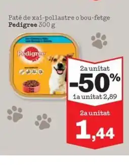 Sorli PEDIGREE Paté de xai-pollastre o bou-fetge oferta