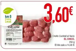 Masymas EL CHICO Criollo Cocktail al Vacío oferta