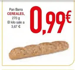 Masymas Pan Barra Cereales oferta