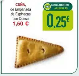 Masymas Cuña, de empanada de espinacas con queso oferta