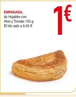 Masymas Empanada, de hojaldre con atún y tomate oferta