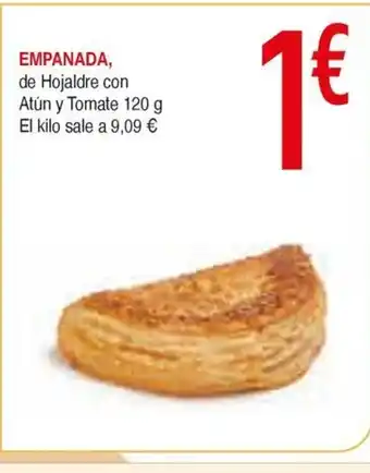Masymas Empanada, de hojaldre con atún y tomate oferta