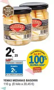 E.Leclerc Baigorri - yemas medianas oferta