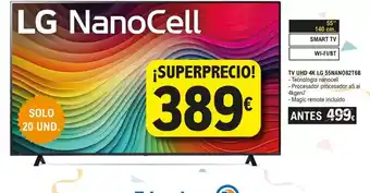 E.Leclerc Lg - tv uhd 4k 55nano82t6b oferta