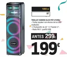 E.Leclerc Elco - trolley sonido pdt-2129dj oferta