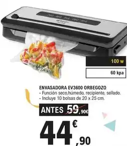 E.Leclerc Orbegozo - envasadora ev3600 oferta
