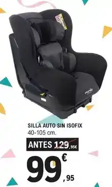 E.Leclerc Silla auto sin isofix oferta