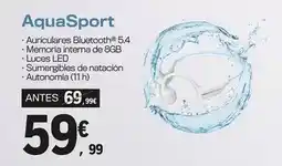 E.Leclerc Aquasport auriculares bluetooth 5.4 oferta
