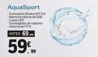 E.Leclerc Aquasport auriculares bluetooth 5.4 oferta