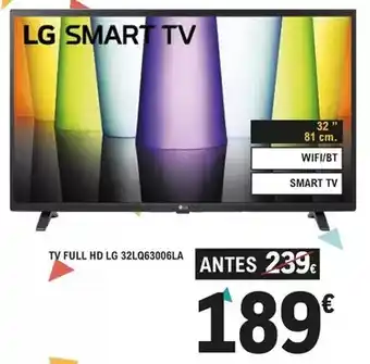 E.Leclerc Lg - tv full hd 32lq63006la oferta