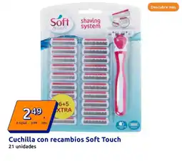 Action Cuchilla con recambios Soft Touch oferta