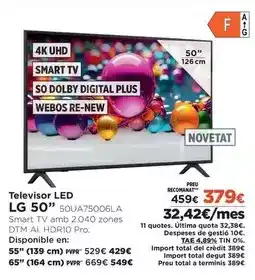 El Corte Inglés Lg - televisor led oferta