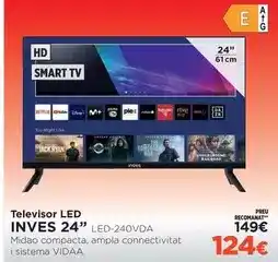 El Corte Inglés Inves - televisor led 24 led-240vda oferta