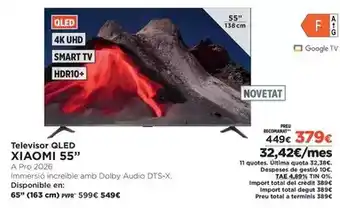 El Corte Inglés Xiaomi - televisor qled oferta